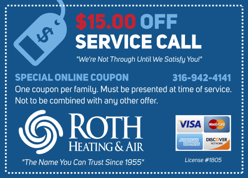 Roth Heating & Air - $15.00 Off Coupon Service Call