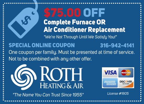 Roth Heating & Air - $75.00 Off Coupon Complete Furnace OR AC Replacement